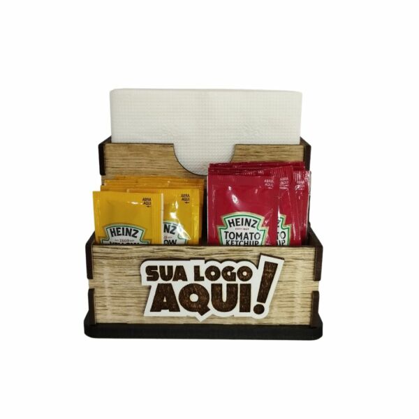 Porta papel e sachês de mesa duplo - Image 9