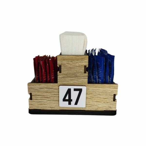Porta papel e sachês de mesa duplo - Image 8