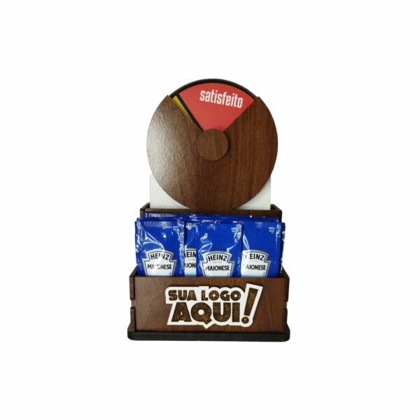 Porta guardanapos com rodízio sinalizador de sabores - Image 2