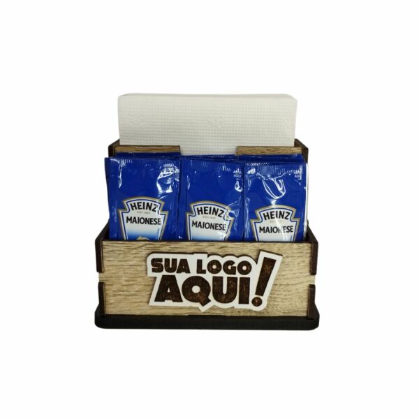 Porta papel e sachês de mesa duplo - Image 7
