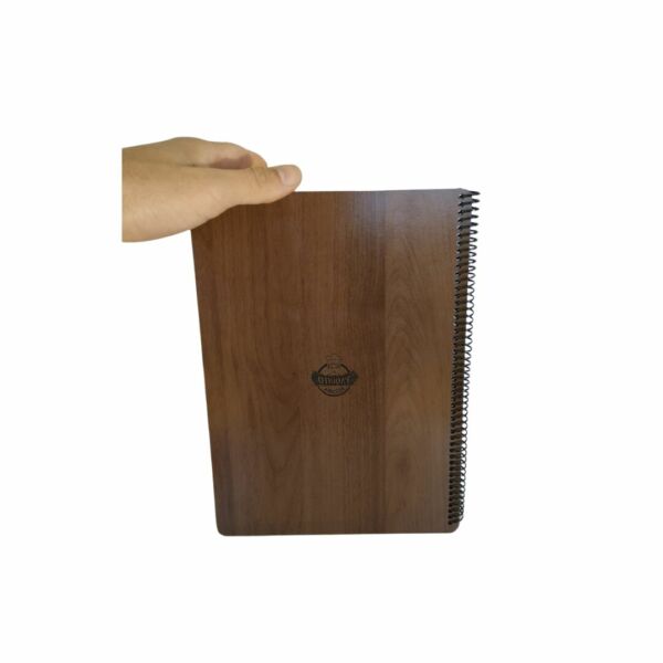 Capa de cardápio em Madeira - Image 4